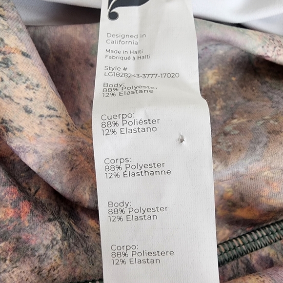 Fabletics Define Powerhold High Waisted 7/8 Leggings Moonrock Pastel Size XS NWT - Picture 15 of 15